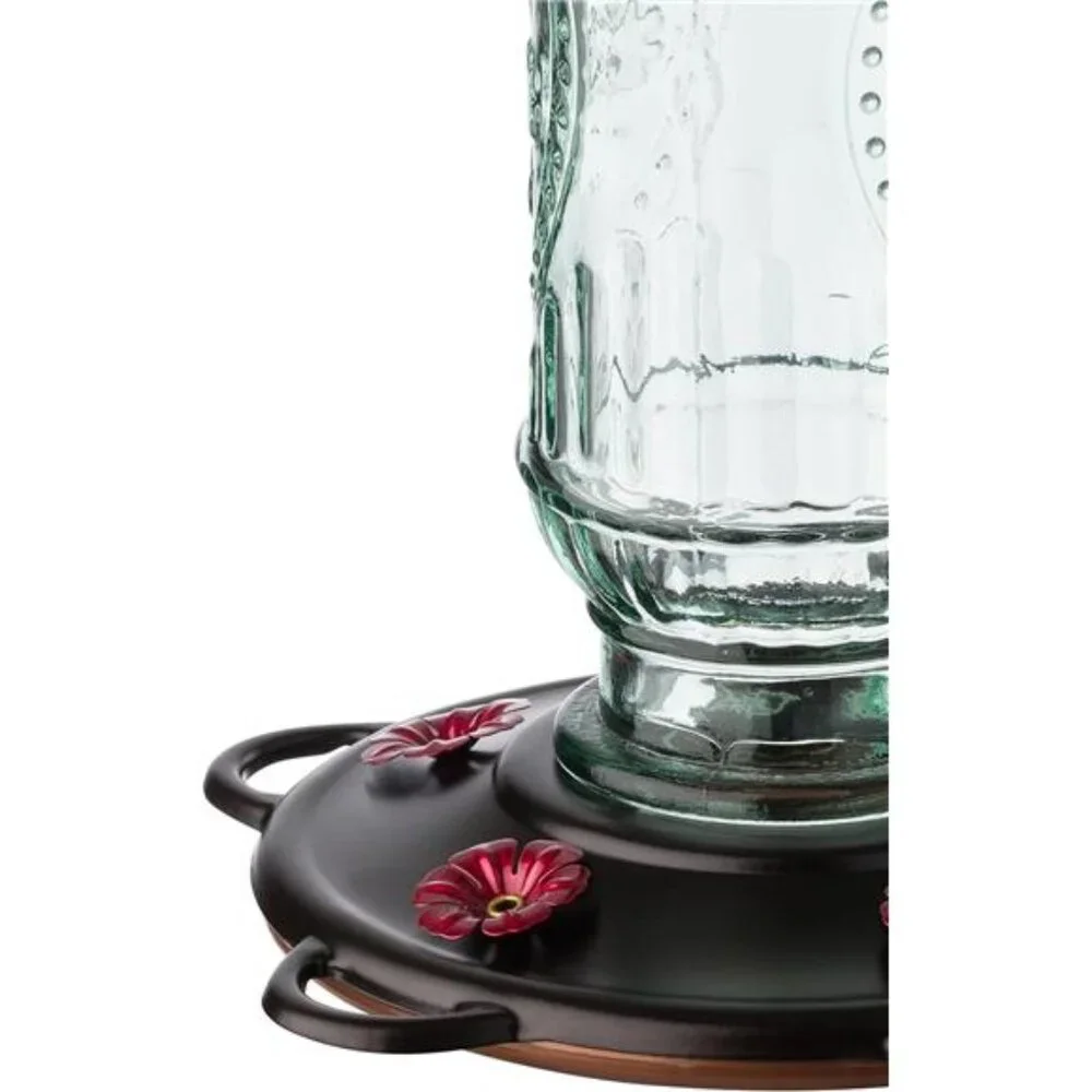 More Birds Vintage Hummingbird Feeder, Antique Glass Hummingbird Feeders